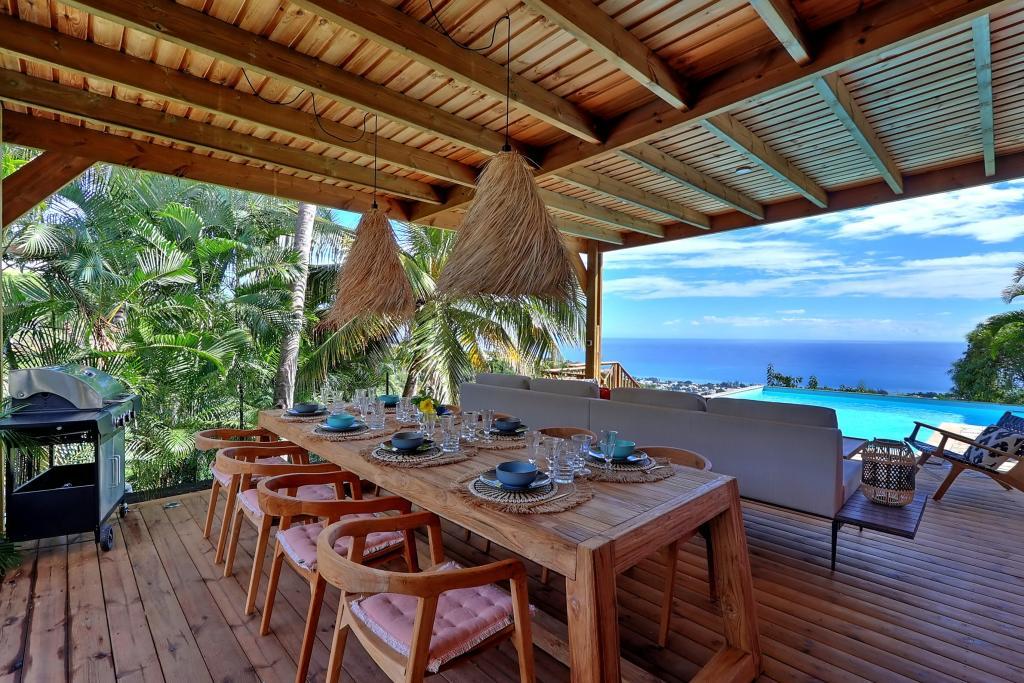 Maison Divon Luxueuse Villa Exotique face à l'Océan avec piscine chauffée - 76