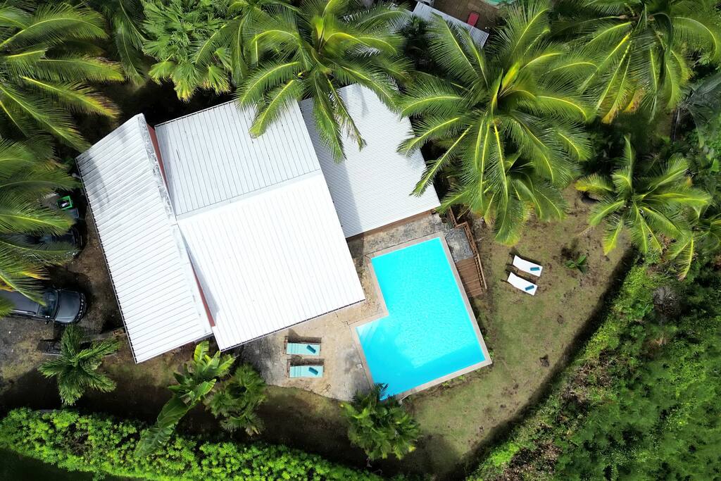 Maison Divon Luxueuse Villa Exotique face à l'Océan avec piscine chauffée - 7