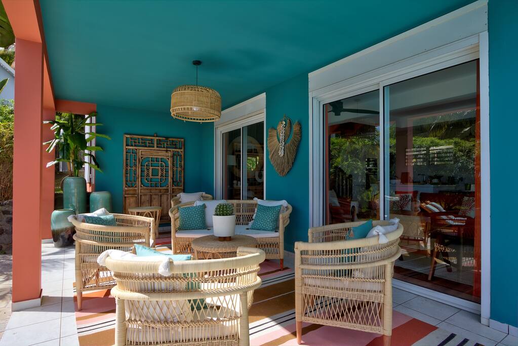 Maison Divon Luxueuse Villa Exotique face à l'Océan avec piscine chauffée - 12