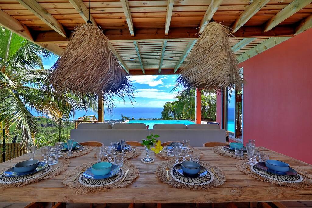 Maison Divon Luxueuse Villa Exotique face à l'Océan avec piscine chauffée - 21